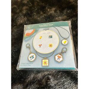 Missouri Star Quilt Co. Miniature Embroidery Necklace & Charm Kit
